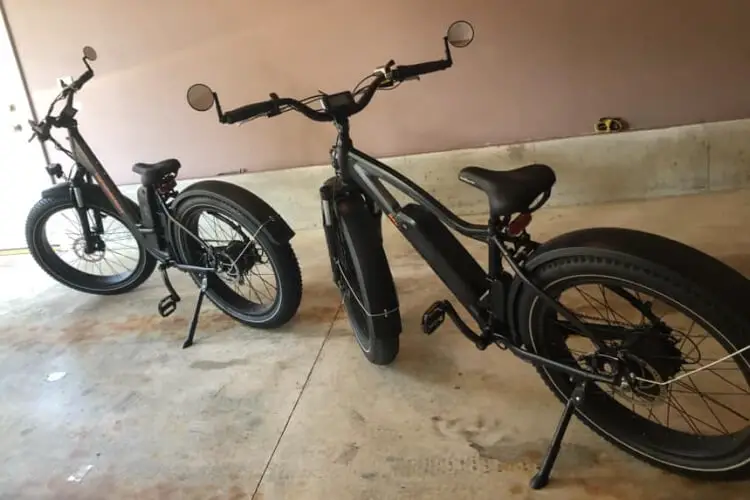 Rad bikes with two mirrors